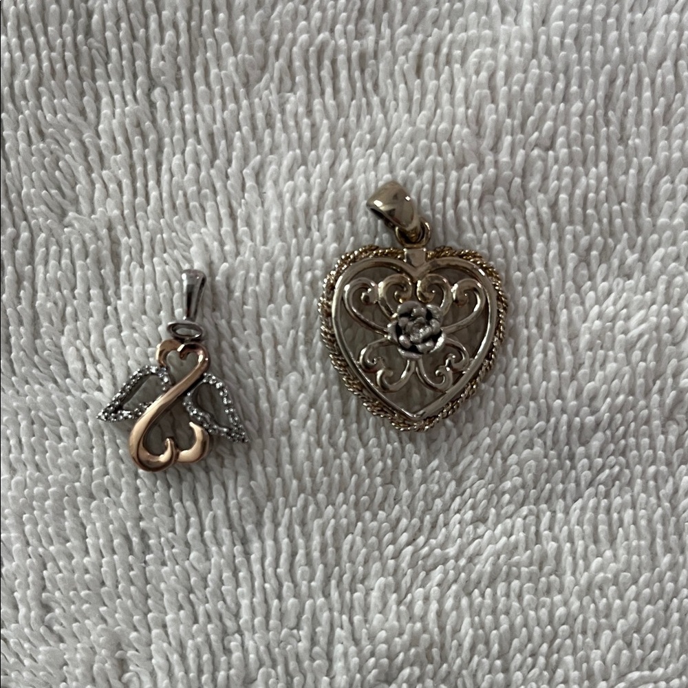 Charms Sterling and 10k with Diamonds